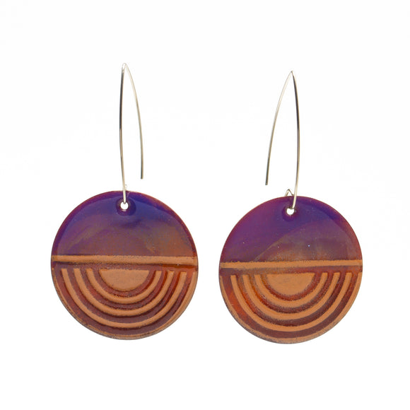 Cedar Circles Earrings