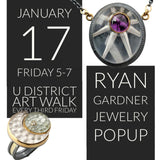 Ryan Gardner Jewelry Pop-Up / U-District Art Walk