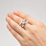 Katia Rabey | Folding Ring with Interchanging Gems