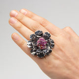 Kristina Przyjemski | Multi Layered Flower with Ruby Slice