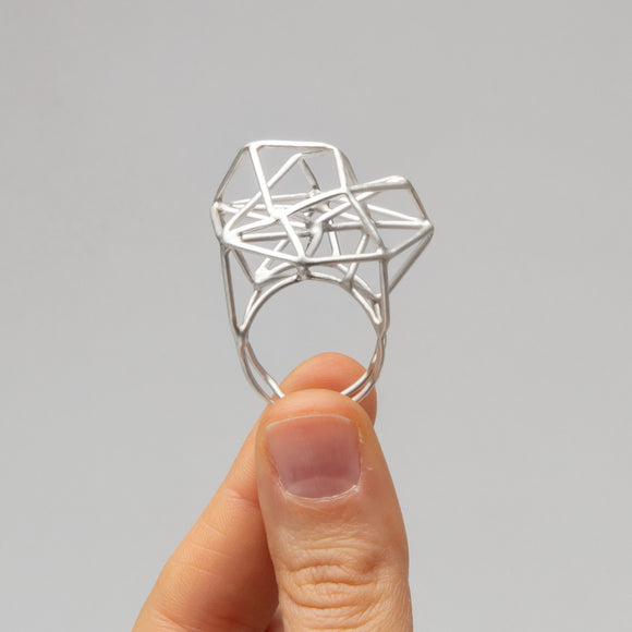 Brienne Rosner | Structural Cocktail Ring