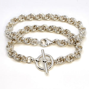 Double Link Spiral Bracelet