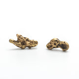 Vesicular Basalt Stud Earrings