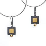 Square Dangles with Yellow Sapphire