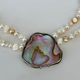 Abalone and Pearl Necklace