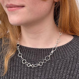 Mixed Link chain with toggle clasp heavy