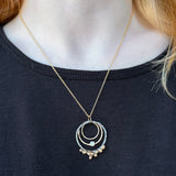 Novelty with 3 Rings Necklace
