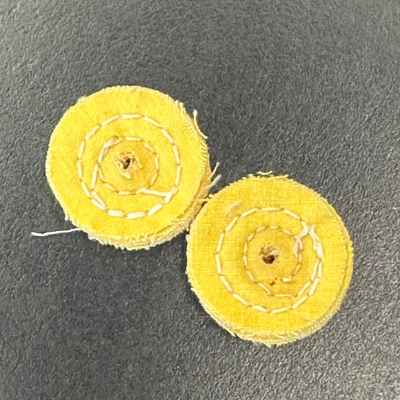 Treated Yellow Muslin Wheels (Pack of 2)