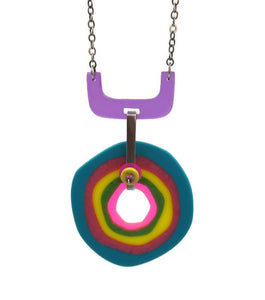 Rotating Rainbow Necklace