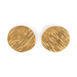 Hammered Gold Buttons in Gold Plated Steel
