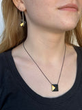 Minimal Pyramid Necklace