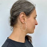 Profile Hoop Earrings