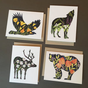 Modern Nature Art Notecards by Michelle Zeidman