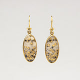 Montana agate & diamond drop earrings