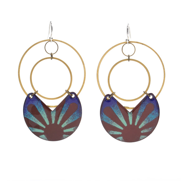 Winter Sunset Earrings