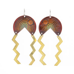 Rainbow Lighting Earrings