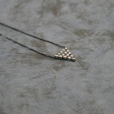 Silver Inverted Triangle Necklace