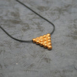 Gold Inverted Triangle Necklace