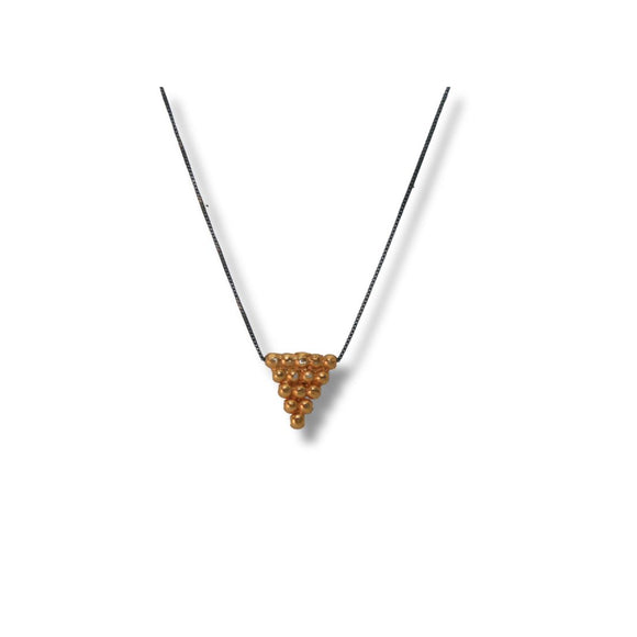 Small Gold Inverted Triangle Necklace