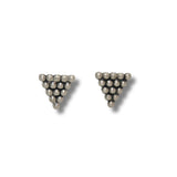 Small Inverted Triangle Earrings in Sterling Silver