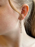 Twist Triple Post Earrings