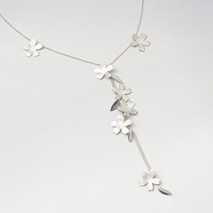 Sakura Blossoms - Cascading Sakura Necklace