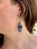 Butterflies with Ikat Fringe - Flutter 2 Earrings