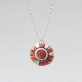 Sunflowers -	Red Dot Necklace