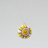 Sunflowers -	Yellow Dot Necklace