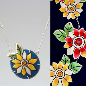 Sunflowers -	Yellow Sunflower Necklace