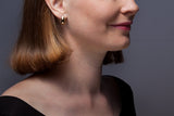 Large Multi-Twist Drop Earrings