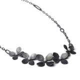 Flower Petals Necklace with Pearls