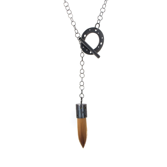 Pointed Brush Bristle Necklace
