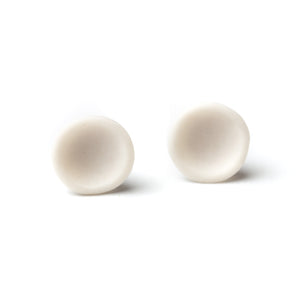 White Porcelain Pod Earrings