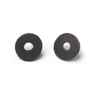 Steel Doughnut Earrings
