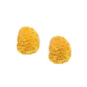 Gold Texture Earrings