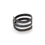"Infinity" Ring in Oxidized Silver
