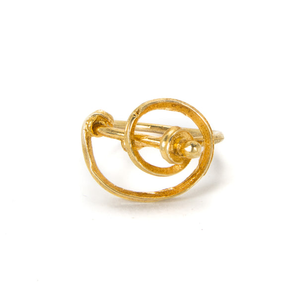 Spiral Ring in Gold or Silver