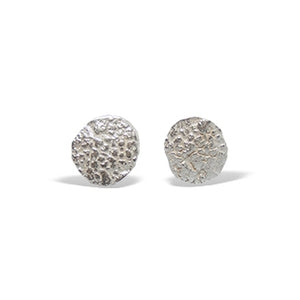 Round Textured Earrings