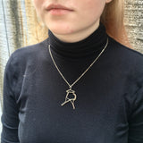 Bra on Hanger Necklace