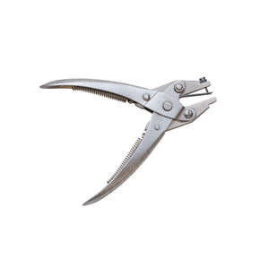 Plier, parallel hole punch